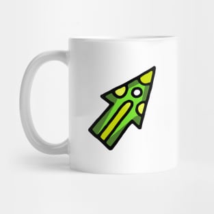 Dynamic Green Arrow Mug